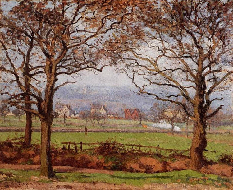 Near Sydenham Hill, Looking towards Lower Norwood - Camille Pissarro