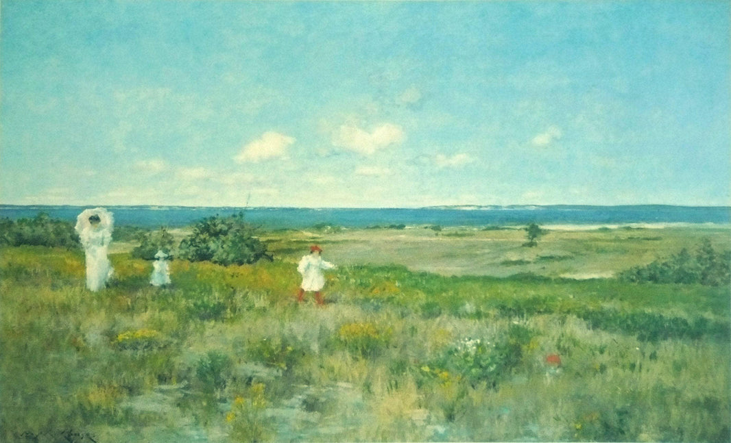 Near the beach, Shinnecock by William Merritt Chase — hand-painted eco oil painting reproduction on canvas