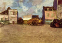 Near the Harbor by Odilon Redon — vintage oil painting wall art, Post Impressionism