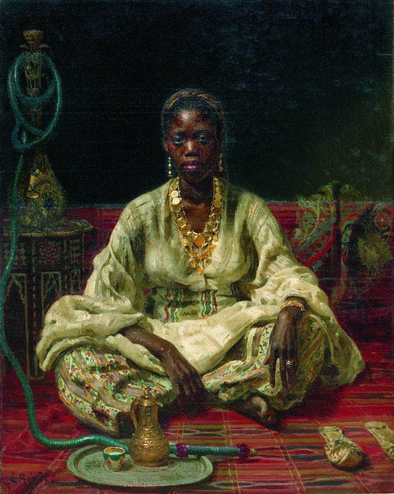 Negress on gallery wrap