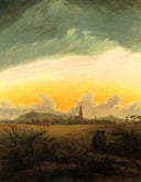 Neubrandenburg by Caspar David Friedrich — hand-painted eco oil painting reproduction on canvas