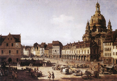 New Market Square in Dresden in bedroom