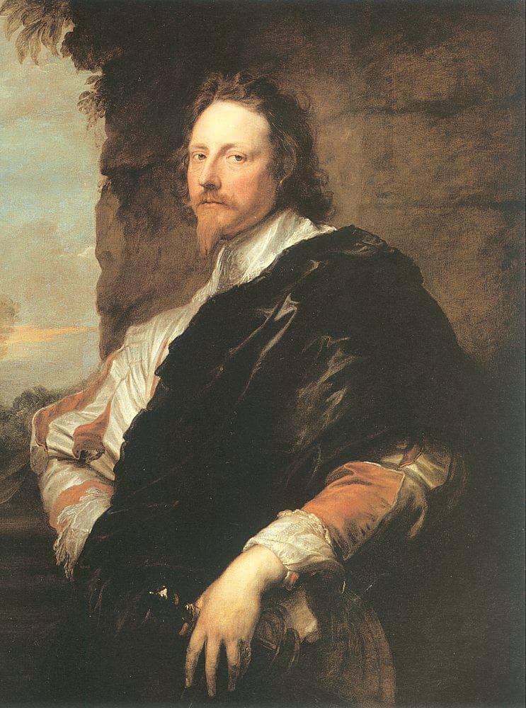 Nicholas Lanier by Anthony van Dyck — hand-painted portrait oil painting reproduction on canvas