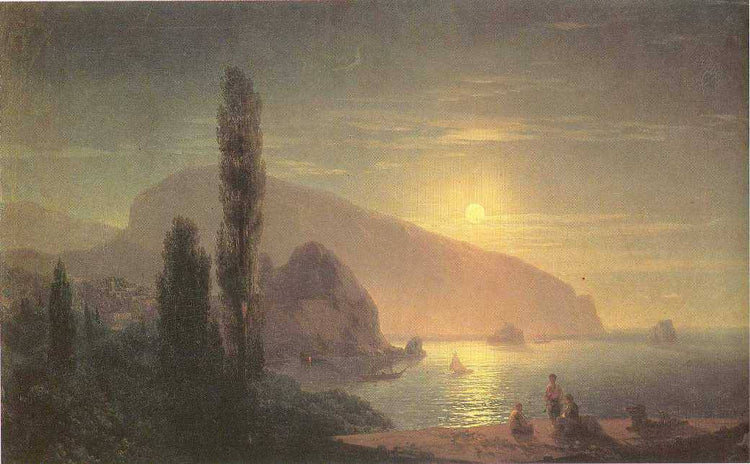 Night at Crimea View on Ayu-Dag - Ivan Aivazovsky