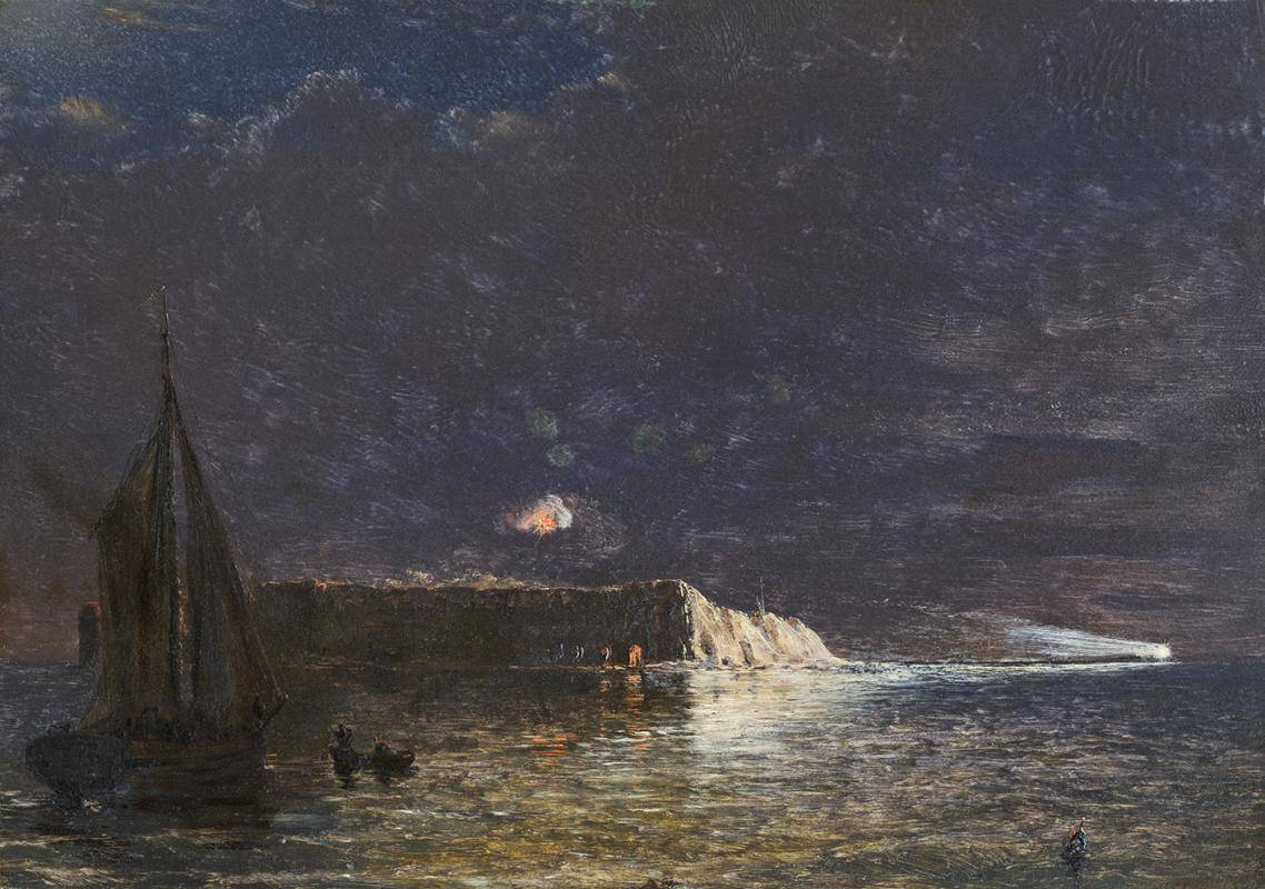 Night Bombardment, Dec. 10, 1864 - Conrad Wise Chapman