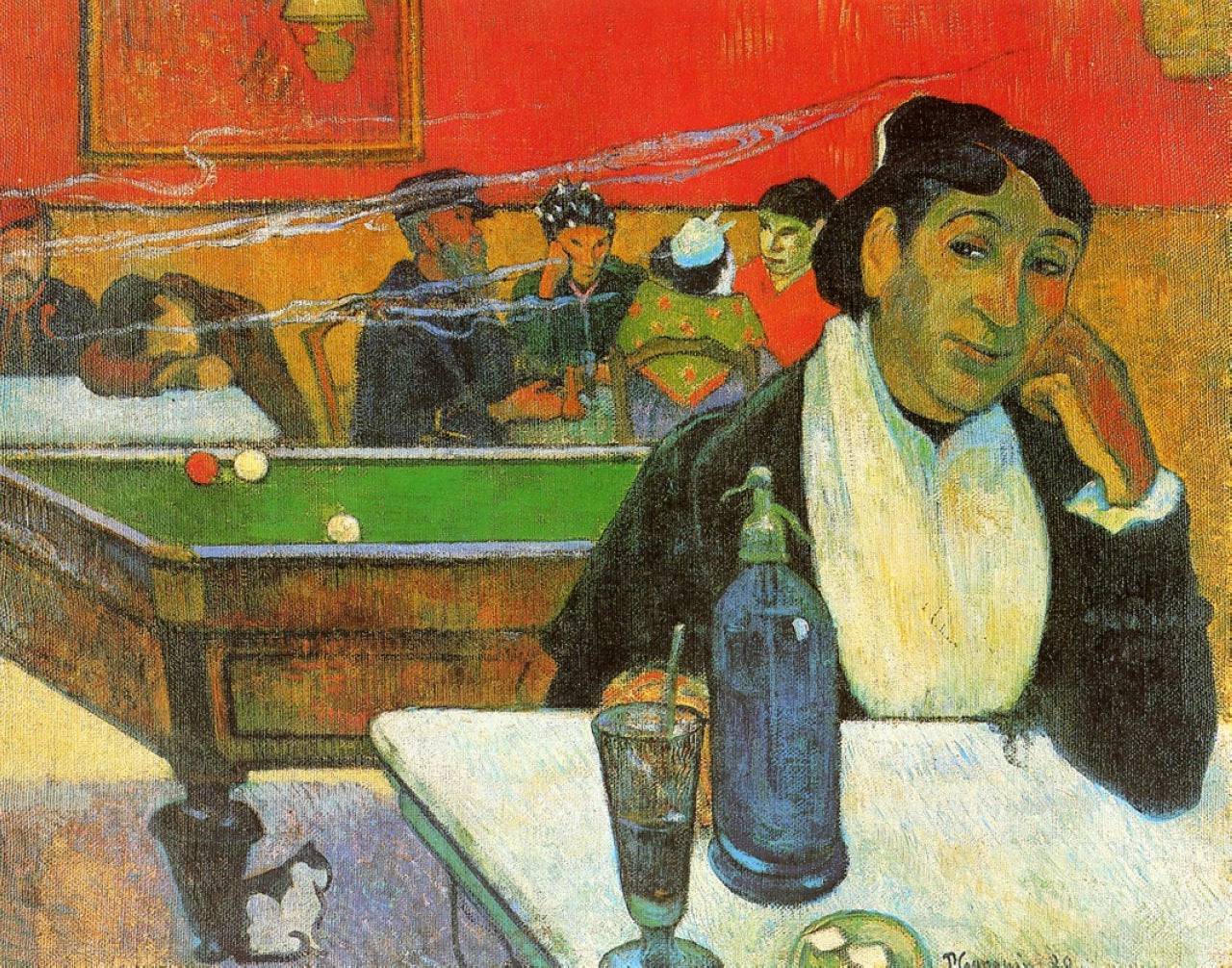 Night Cafe in Arles (Madame Ginoux) - Paul Gauguin