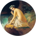 Nimfa by Henryk Siemiradzki — female oil painting wall art, Academicism