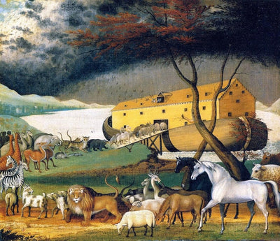 Noah's Ark in home office