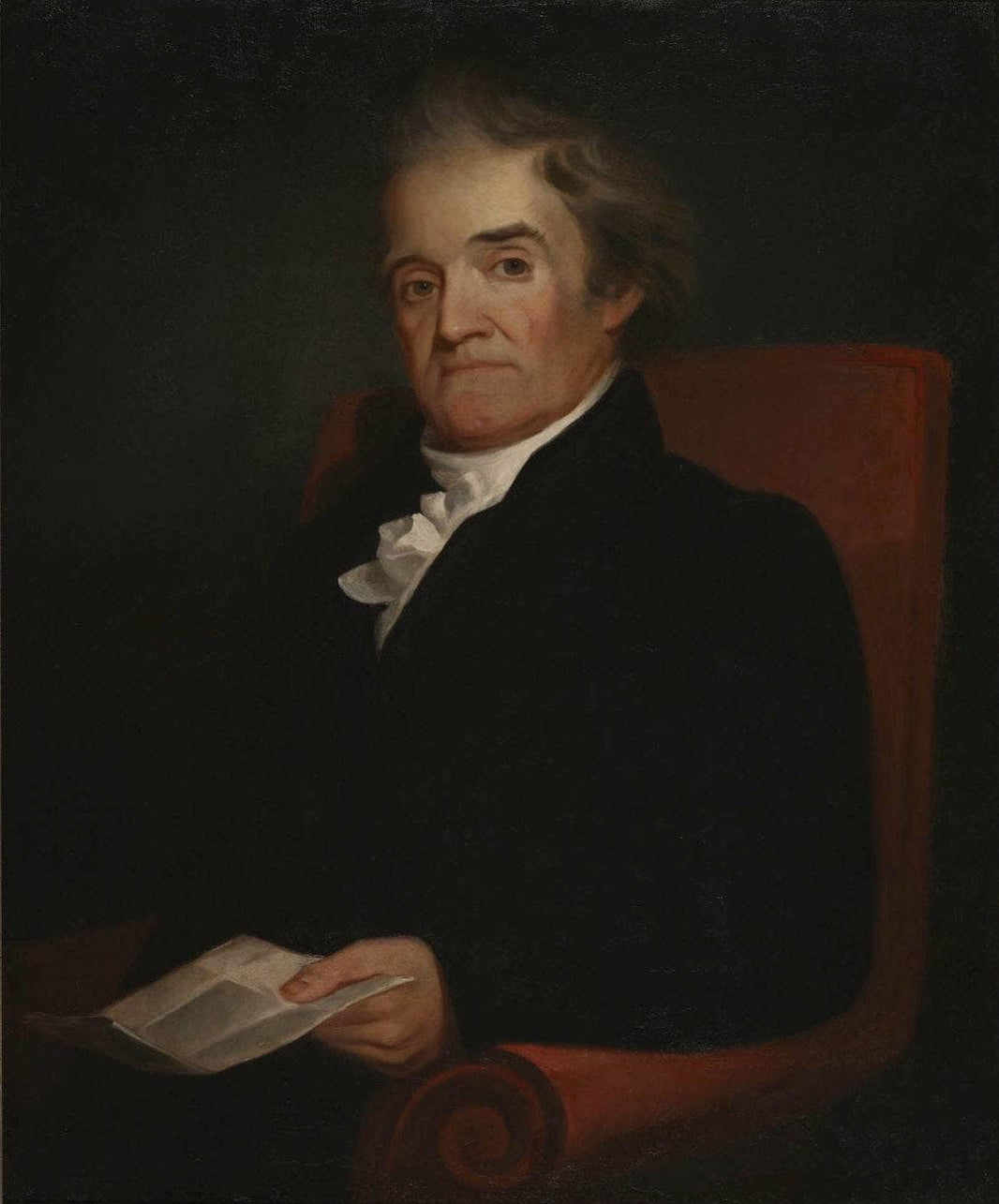 Noah Webster by Samuel Morse — hand-painted portrait oil painting reproduction on canvas