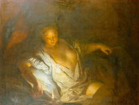 Nocturne by Antoine Pesne — hand-painted portrait oil painting reproduction on canvas