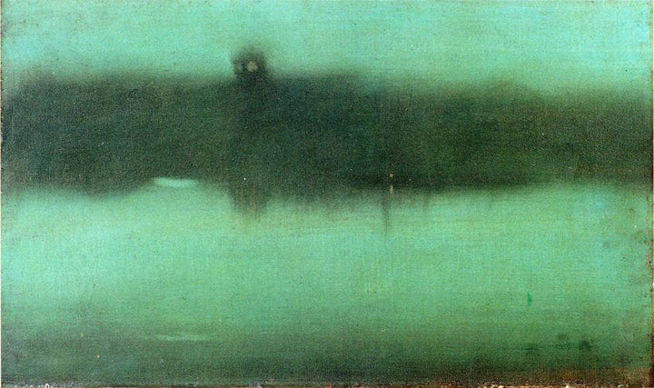 Nocturne Grey and Silver by James McNeill Whistler — hand-painted landscape oil painting reproduction on canvas