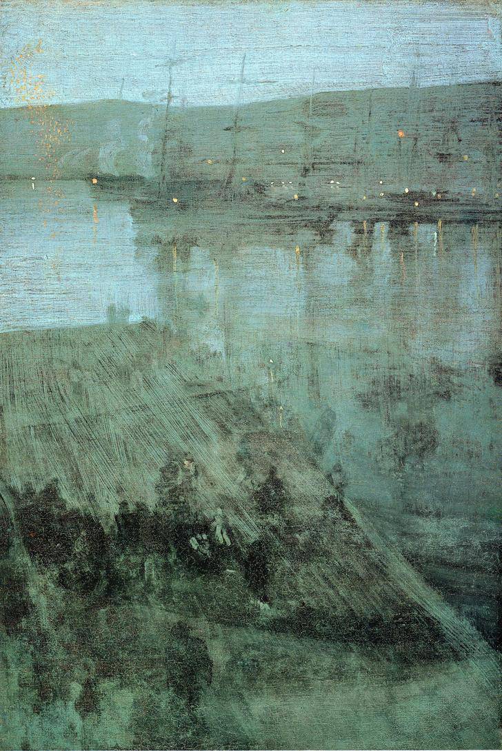 Nocturne in Blue and Gold â Valparaiso Bay - James McNeill Whistler