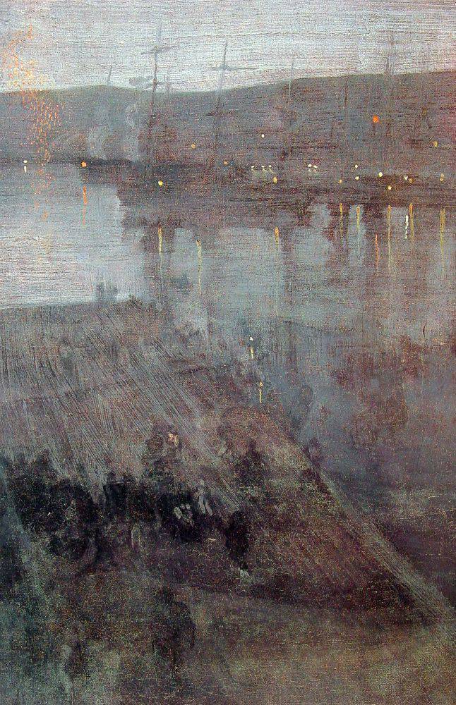 Nocturne in Blue and Gold â Valparaiso Bay - James McNeill Whistler