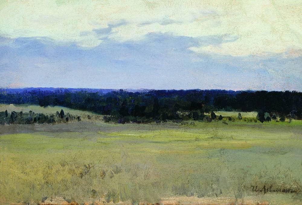 Noon by Isaac Levitan — hand-painted eco oil painting reproduction on canvas
