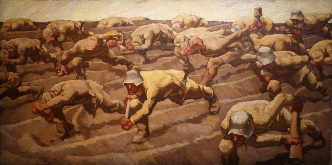 Nordfrankreich by Albin Egger-Lienz, hand-painted cultural oil painting reproduction on canvas