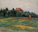 Norman Landscape by Gustave Caillebotte — rural oil painting wall art, Impressionism