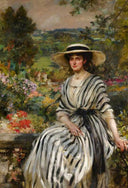 Mary Rosamond Anstruther by James Jebusa Shannon — female oil painting wall art
