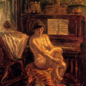 Nude At Piano