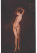 Nude of a young girl by Anton Romako — hand-painted nude oil painting reproduction on canvas