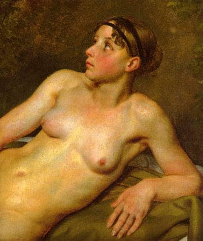 Nude Study by Christoffer Wilhelm Eckersberg — oil painting reproduction