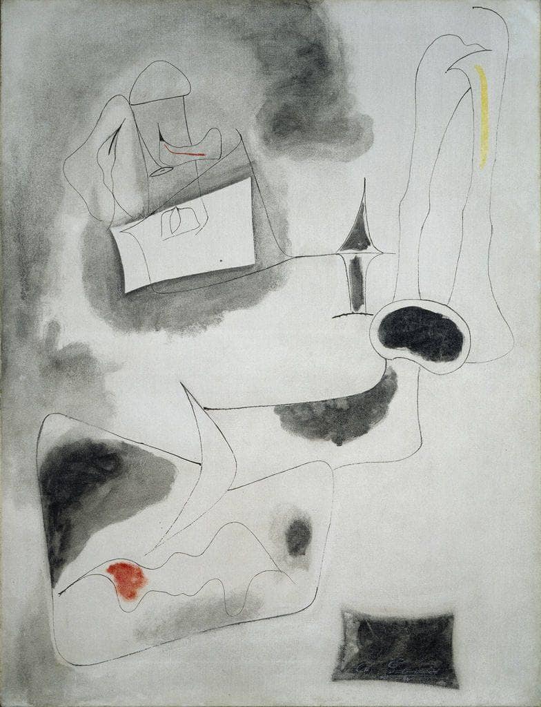 Nude by Arshile Gorky — hand-painted abstract oil painting reproduction on canvas