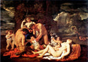 Nurture of Bacchus by Nicolas Poussin — male oil painting wall art