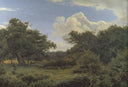 Oak Trees in Nordskoven near Jægerspris, Zealand by P. C. Skovgaard — rural oil painting wall art, Romanticism