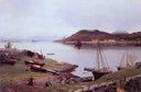 Oban Bay by Hans Gude — hand-painted landscape oil painting reproduction on canvas