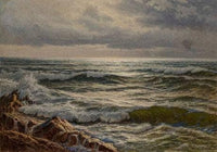Ocean by Vartan Mahokian — hand-painted landscape oil painting reproduction on canvas