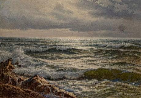 Ocean on gallery wrap