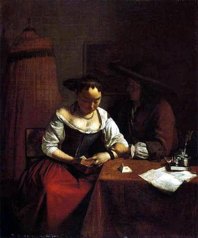 Der Liebesantrag An Die Lesende in dining room