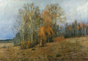 October (Autumn) by Isaac Levitan — hand-painted botanical oil painting reproduction on canvas