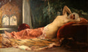 Odalisque by Benjamin Constant — hand-painted portrait oil painting reproduction on canvas