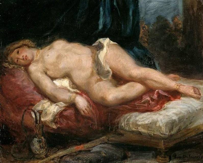 Odalisque - Eugene Delacroix