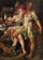 Odysseus and Circe in hallway