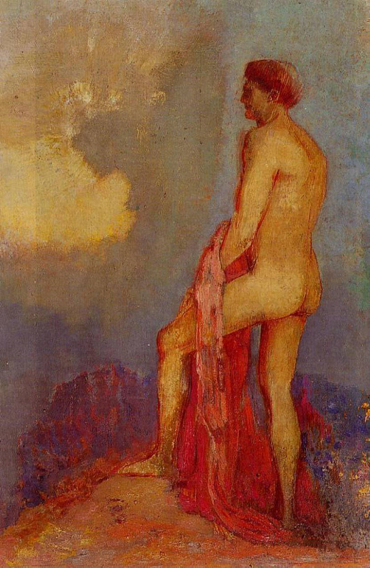 Oedipus in the Garden of Illusions - Odilon Redon