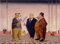 Of Things To Come by Georg Scholz — hand-painted portrait oil painting reproduction on canvas