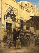Offering of the Zakat by Cesare Biseo — heritage oil painting wall art, Orientalism