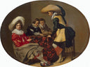 Officers Playing Tric Trac by Willem Cornelisz Duyster — hand-painted portrait oil painting reproduction on canvas