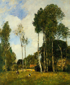 Oiseme, Landscape near Chartres - Eugene Boudin