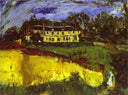 Old House near Chartres by Chaim Soutine — rural oil painting wall art, Expressionism