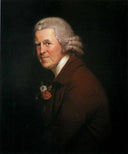Old John, Head Waiter at the King's Head in Derby by Joseph Wright — male oil painting wall art, Romanticism