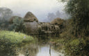 Old mill by Vasily Polenov — seascapes oil painting wall art, Realism