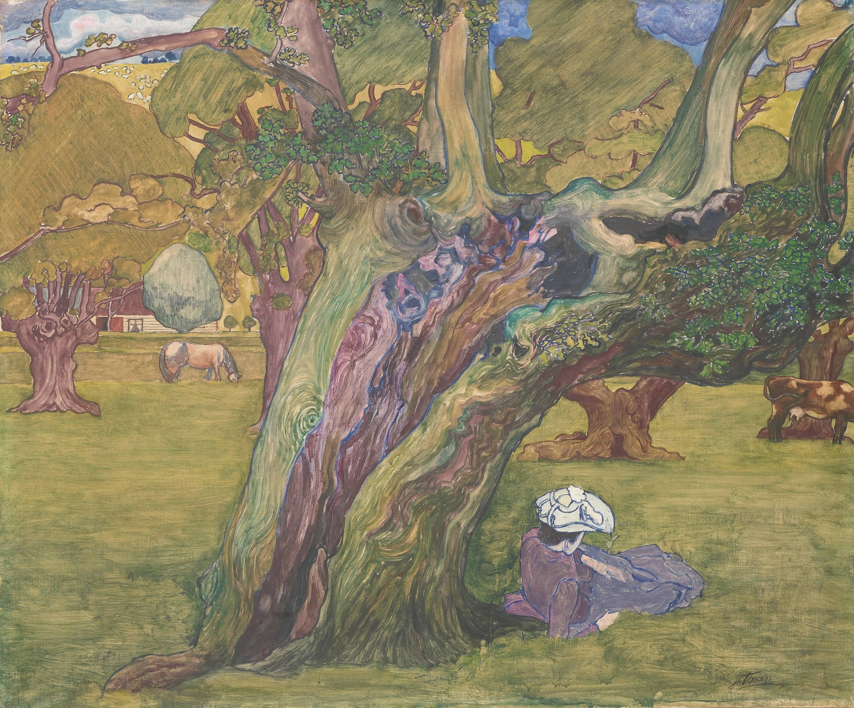 Old Oaks in Surrey - Jan Toorop