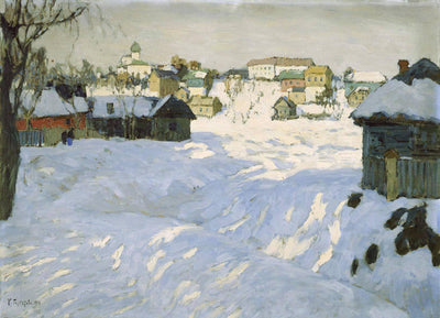 Old Town. Winter in study