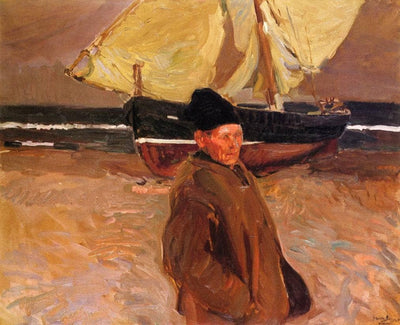 Old Valencian Fisherman in master bedroom