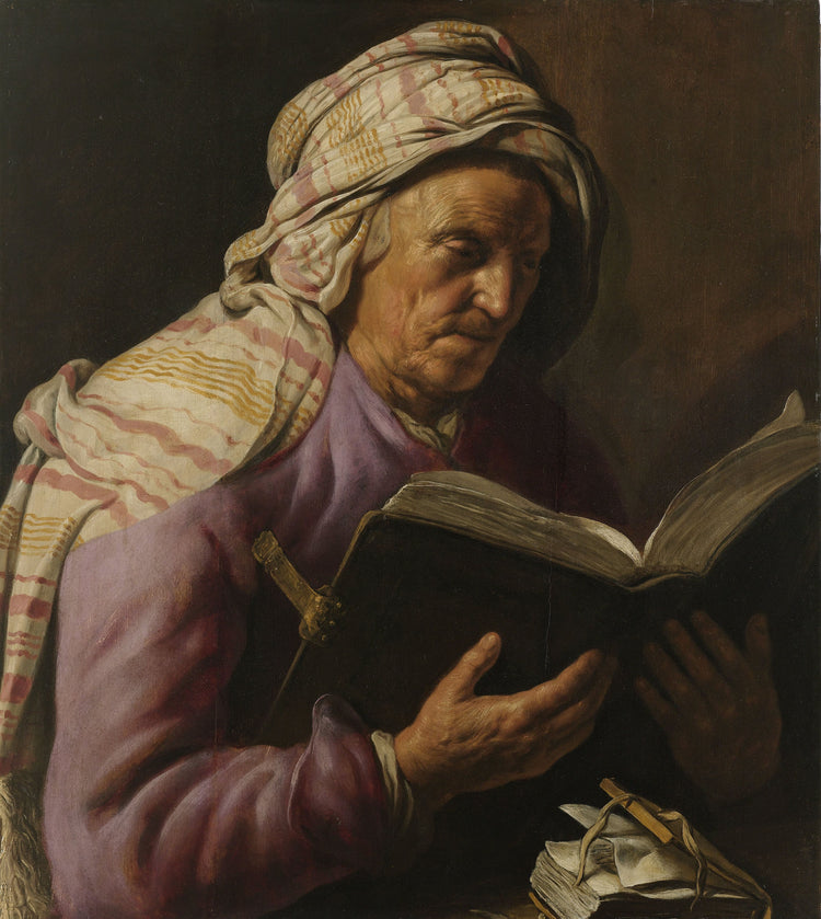 Old Woman Reading - Jan Lievens