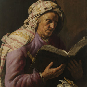 Old Woman Reading
