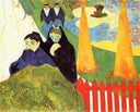 Old Women of Arles by Paul Gauguin — landscapes oil painting wall art, Post Impressionism