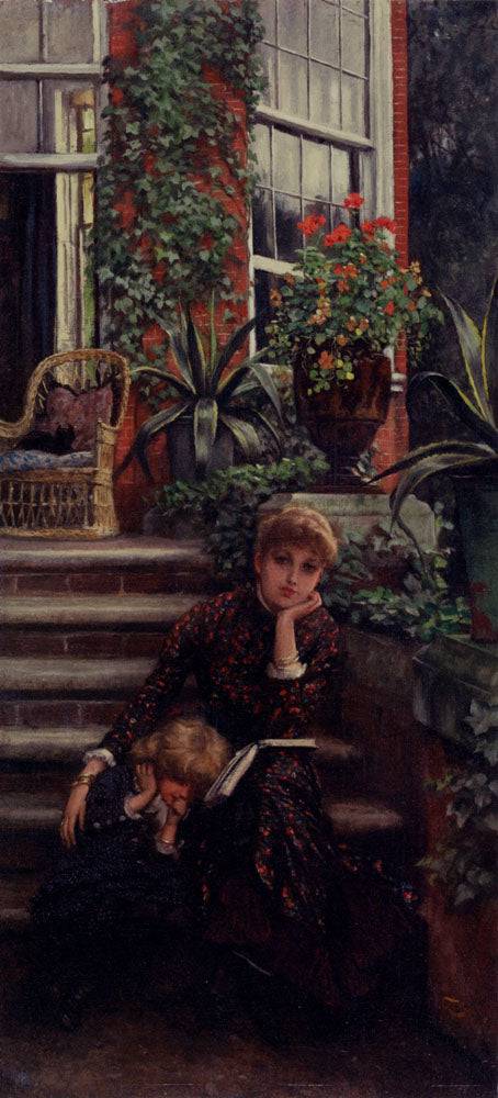 Older Sister by James Tissot, hand-painted portrait oil painting reproduction on canvas